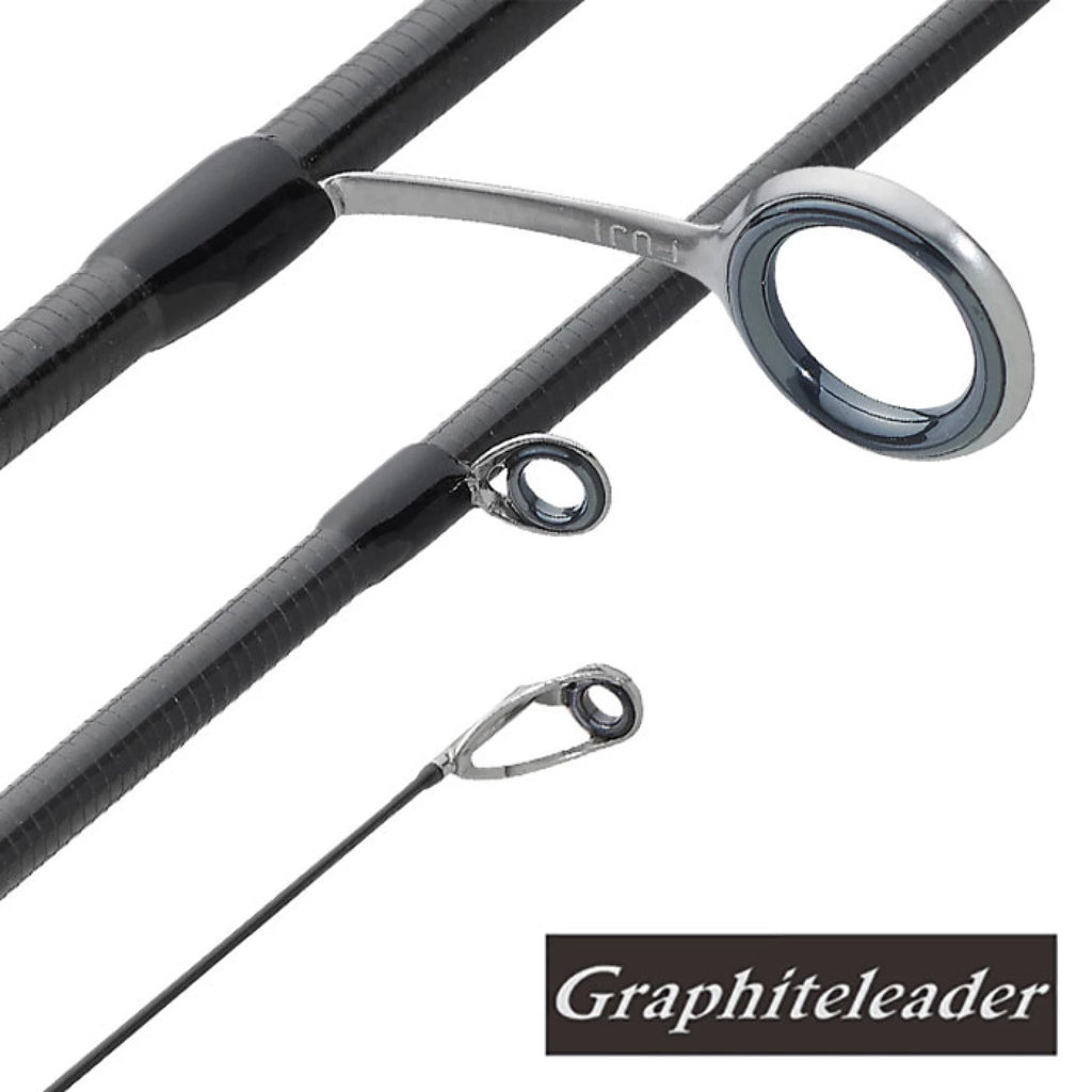 Graphiteleader Corto 612L-HS spinning rod - 186 cm - lure weight range 0.3–3 g - black