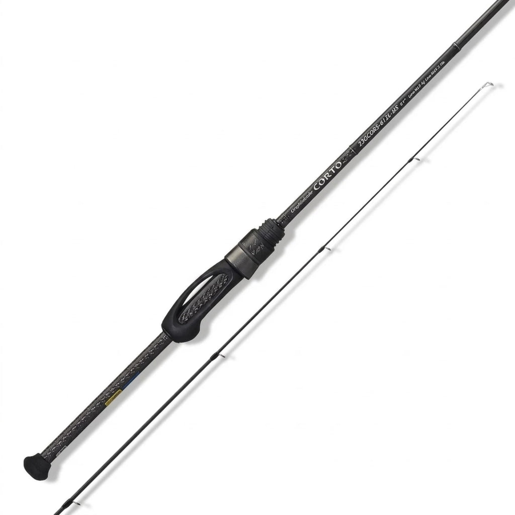 Graphiteleader Corto 612L-HS spinning rod - 186 cm - lure weight range 0.3–3 g - black