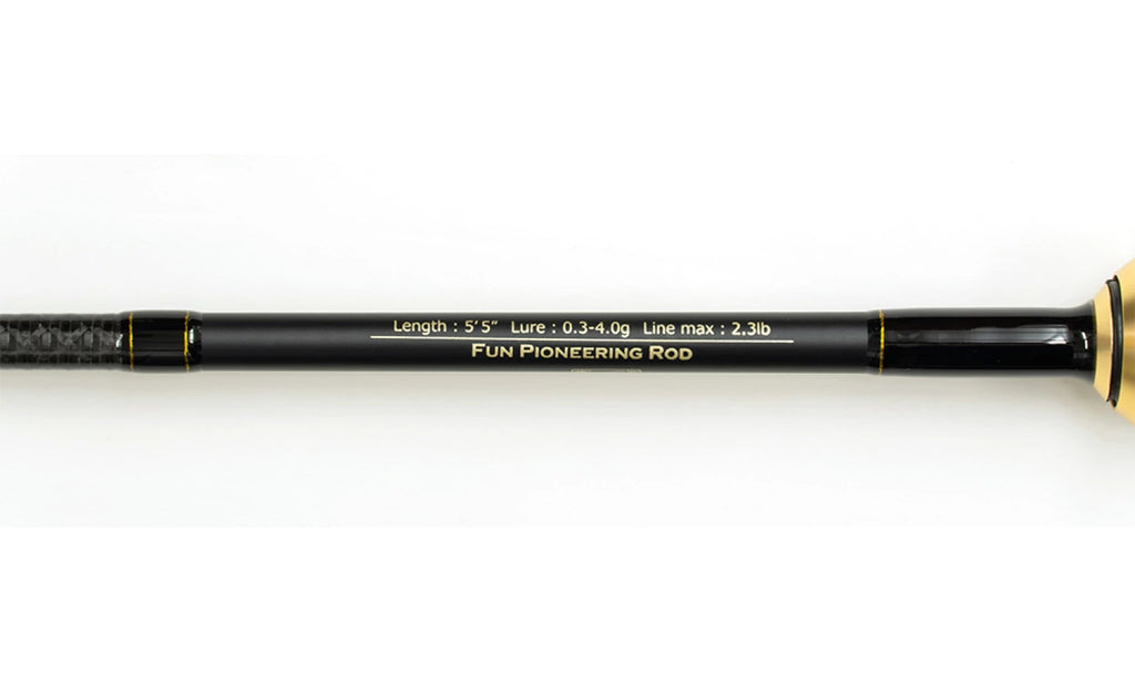 Thirty34Four Advancement FPR-56II spinning rod - 165 cm - lure weight range 0.3–4 g - black