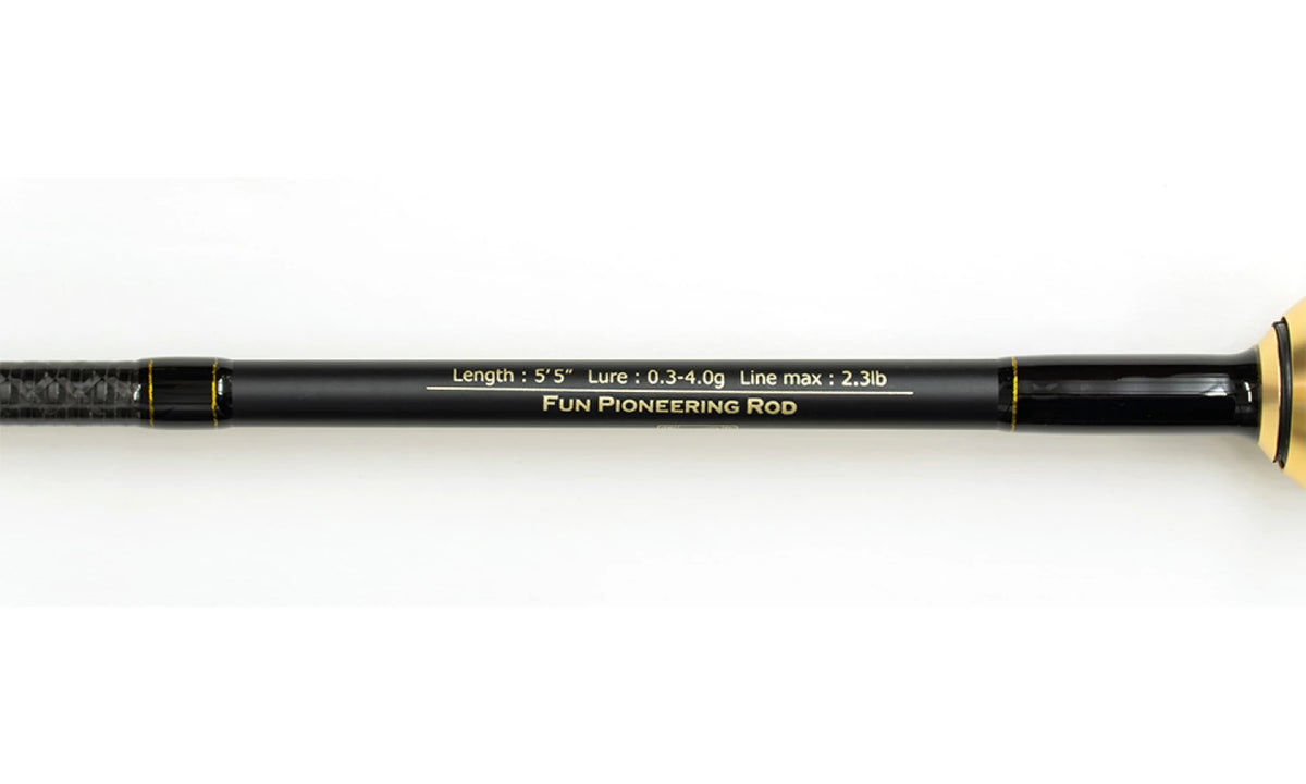 Thirty34Four Advancement FPR-56II spinning rod - 165 cm - lure weight range 0.3–4 g - black